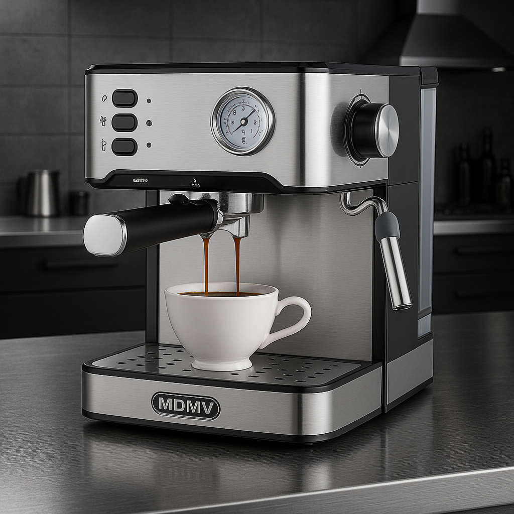 20Bar Espresso Machine - Italian ULKA Pump - Pods & Ground Coffee