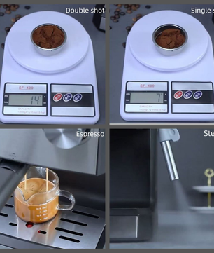 20Bar Espresso Machine - Italian ULKA Pump - Pods & Ground Coffee