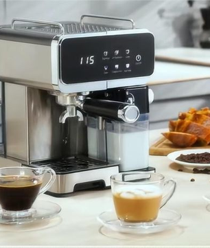 Touch Control Espresso Machine - ULKA Pump, Auto Milk Frother