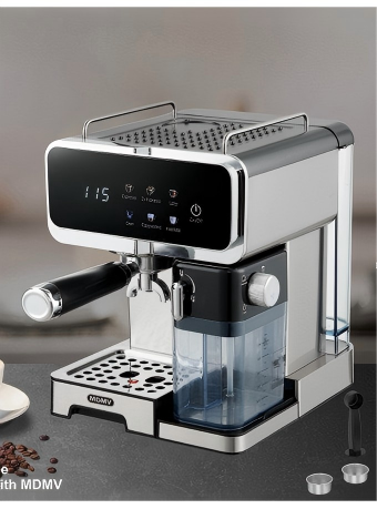 Touch Control Espresso Machine - ULKA Pump, Auto Milk Frother