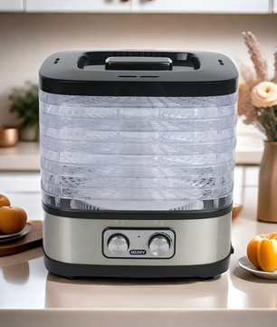 MDMV 240W Food Dehydrator - 5-Layer Mechanical Dryer for Fruits & Meat