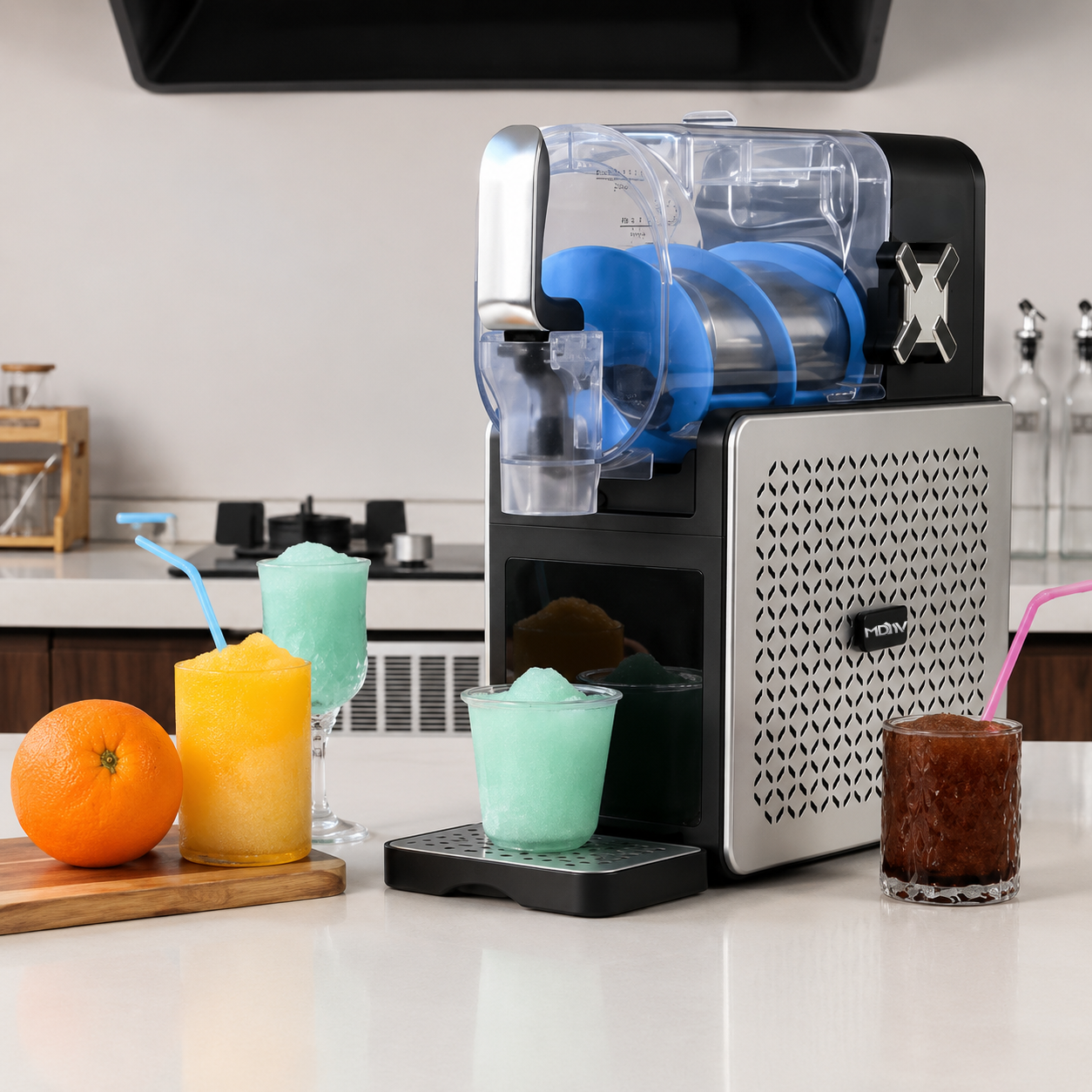 MDMV 7-in-1 Frozen Drink Maker with Rapid Chill & Slush Machine