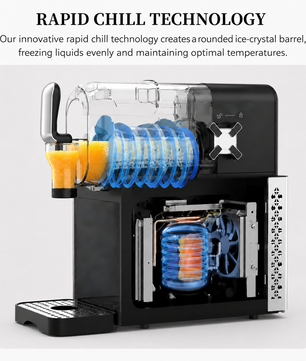 MDMV 7-in-1 Frozen Drink Maker with Rapid Chill & Slush Machine