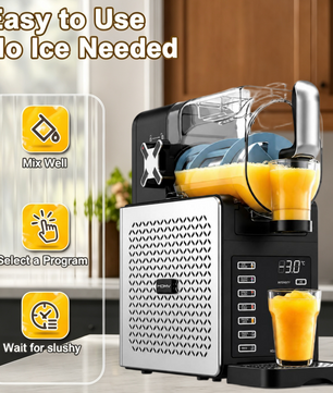 MDMV 7-in-1 Frozen Drink Maker with Rapid Chill & Slush Machine
