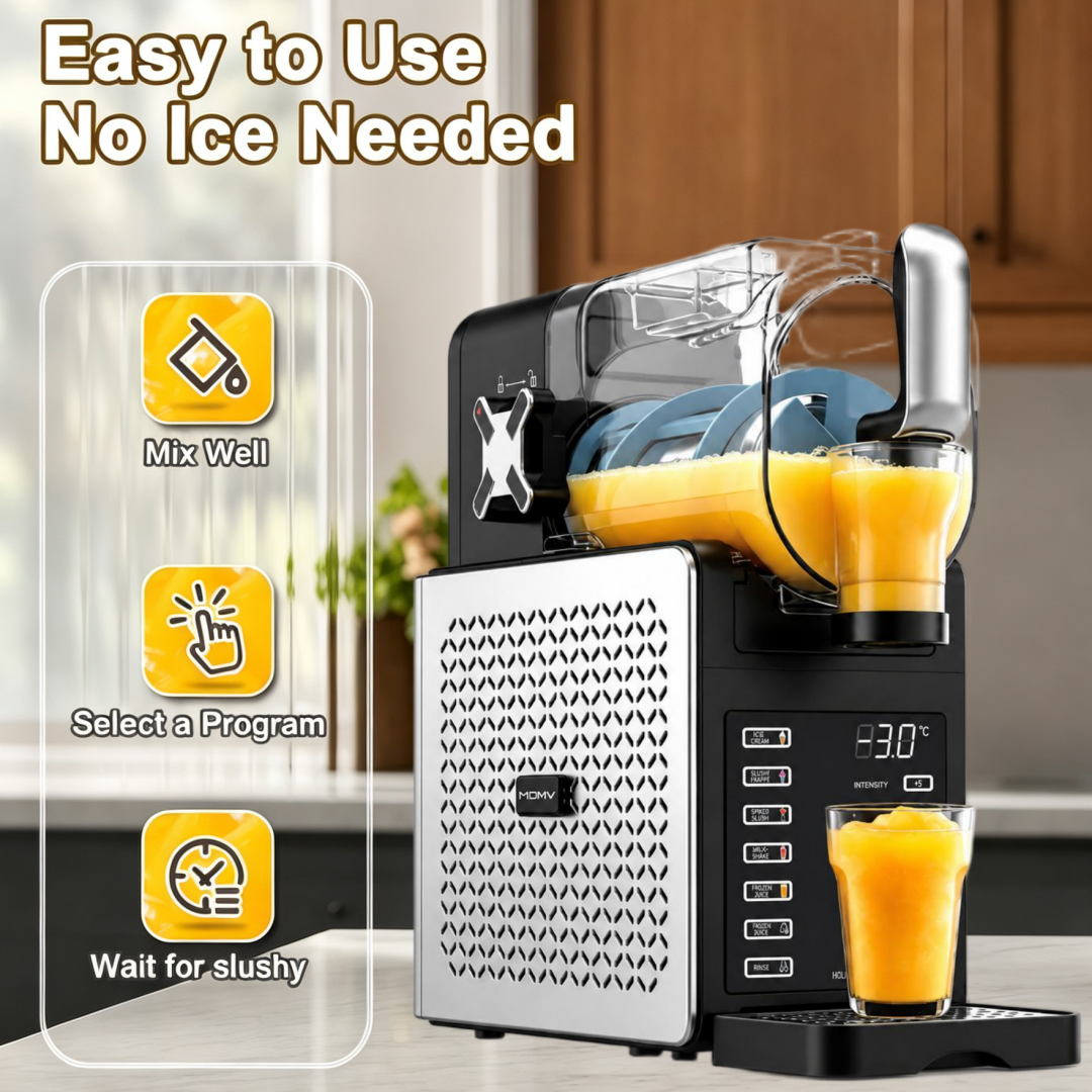 MDMV 7-in-1 Frozen Drink Maker with Rapid Chill & Slush Machine