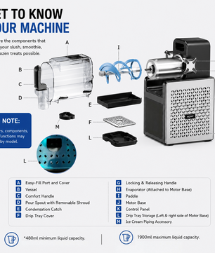 MDMV 7-in-1 Frozen Drink Maker with Rapid Chill & Slush Machine