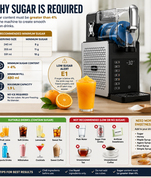 MDMV 7-in-1 Frozen Drink Maker with Rapid Chill & Slush Machine
