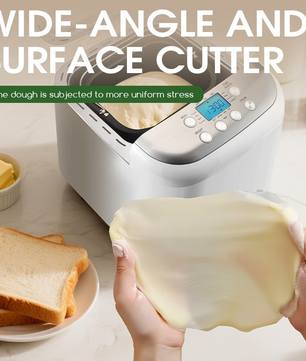 MDMV Automatic Bread Maker - 600W, 1kg Loaf Capacity, 19 Preset Programs, 15-Hour Delay Timer