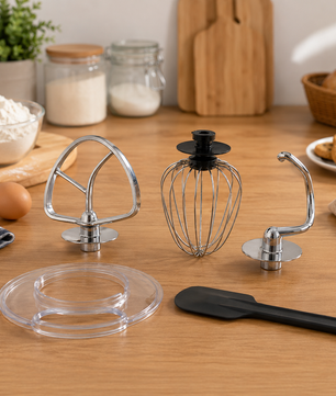 MDMV 1200W Stand Mixer - 5L Stainless Steel Bowl, 6 Speed Control
