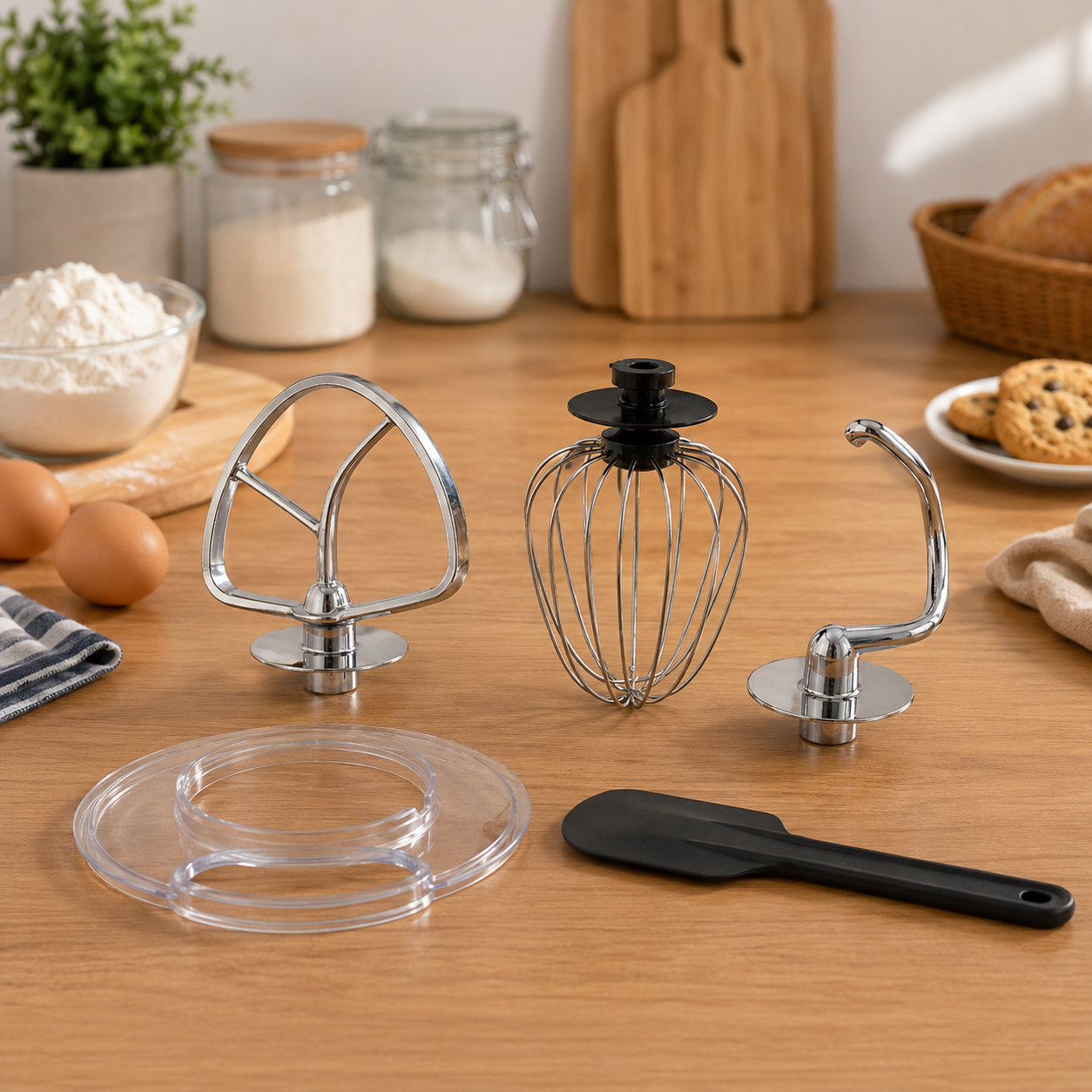 MDMV 1200W Stand Mixer - 5L Stainless Steel Bowl, 6 Speed Control