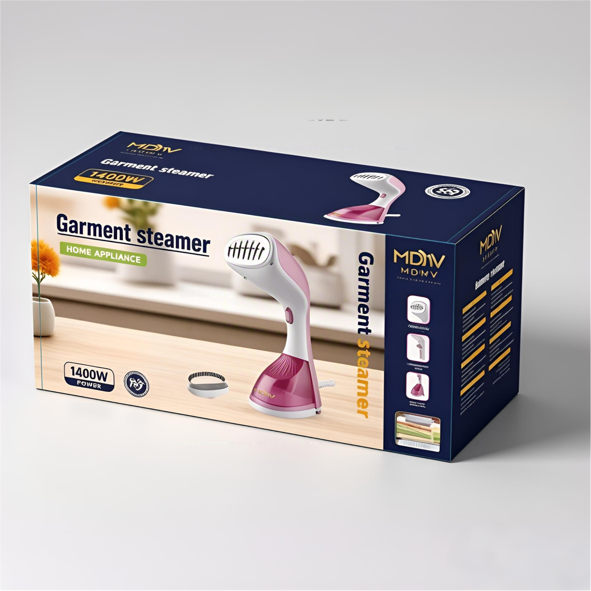 MDMV 1400W Handheld Garment Steamer with Continuous Steam