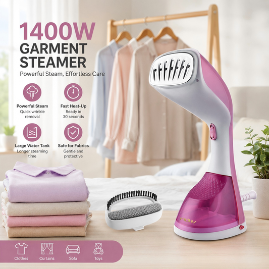 MDMV 1400W Handheld Garment Steamer with Continuous Steam