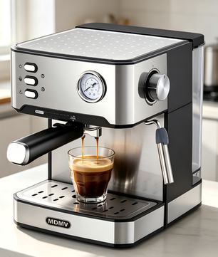 20Bar Espresso Machine - Italian ULKA Pump - Pods & Ground Coffee