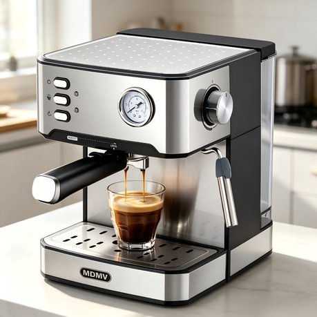 20Bar Espresso Machine - Italian ULKA Pump - Pods & Ground Coffee