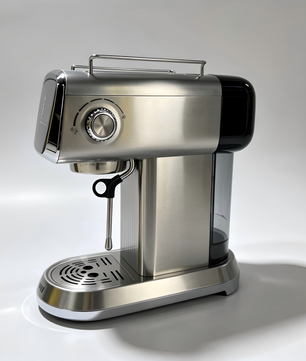 MDMV 20 Bar Espresso Coffee Machine with Milk Frother, 1350W LED Display, 51mm Portafilter, Compact Stainless Steel Coffee Maker for Cappuccino & Latte