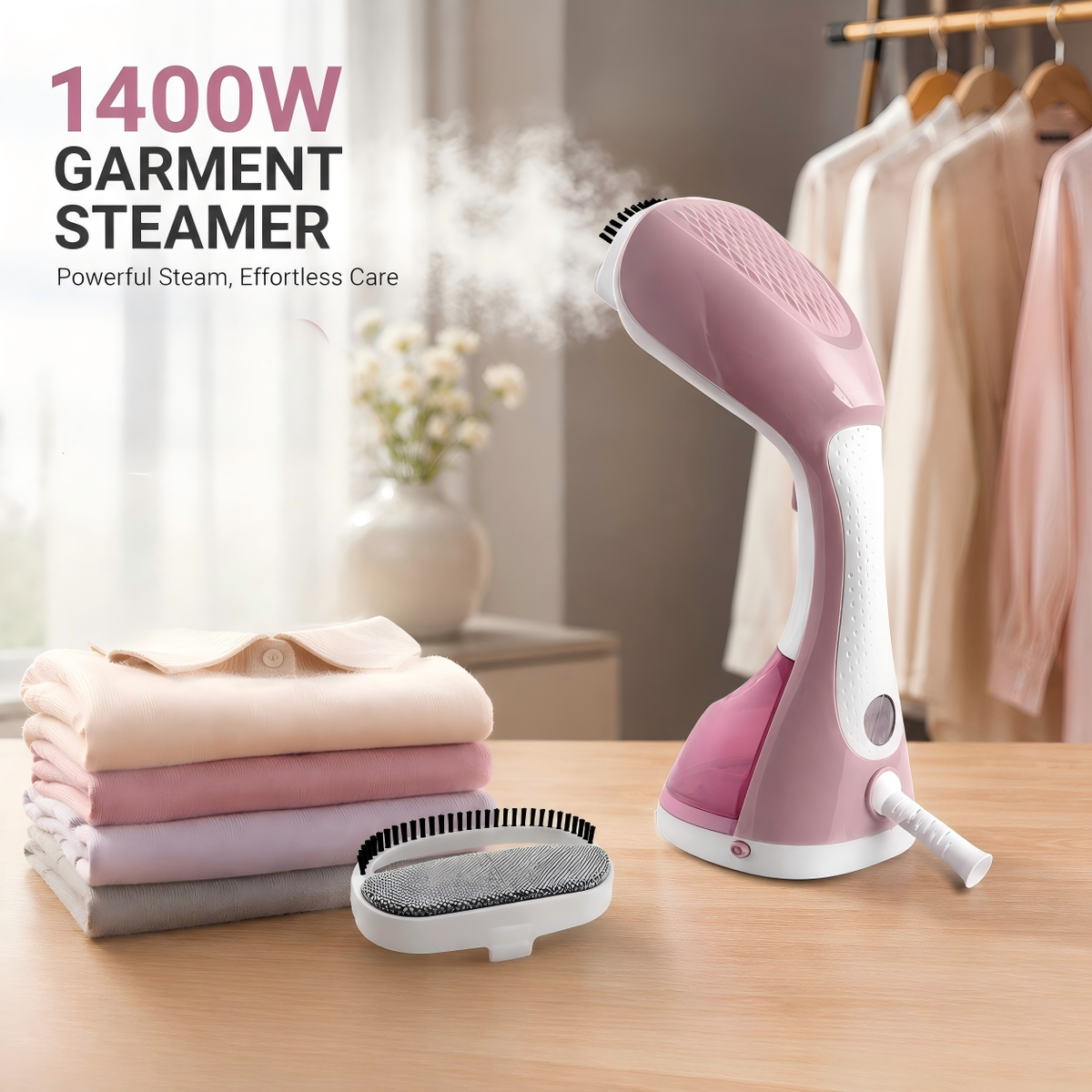 MDMV 1400W Handheld Garment Steamer with Continuous Steam