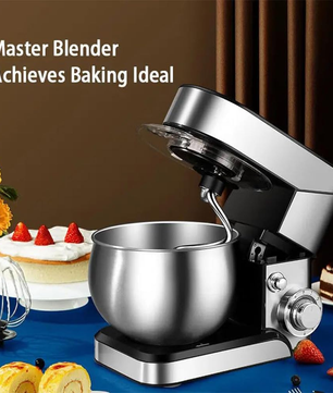 MDMV 1200W Stand Mixer - 5L Stainless Steel Bowl, 6 Speed Control