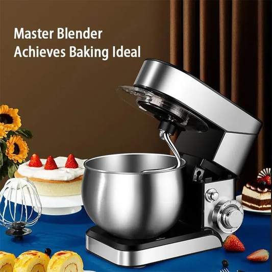 MDMV 1200W Stand Mixer - 5L Stainless Steel Bowl, 6 Speed Control
